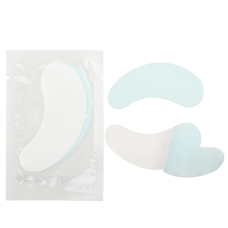 50 Pairs Mix Color Eye Patches Hydrogel Eye Pad Paper Sticker Lash Protector Cushion For Eyelash Extension Supplies Makeup Tool