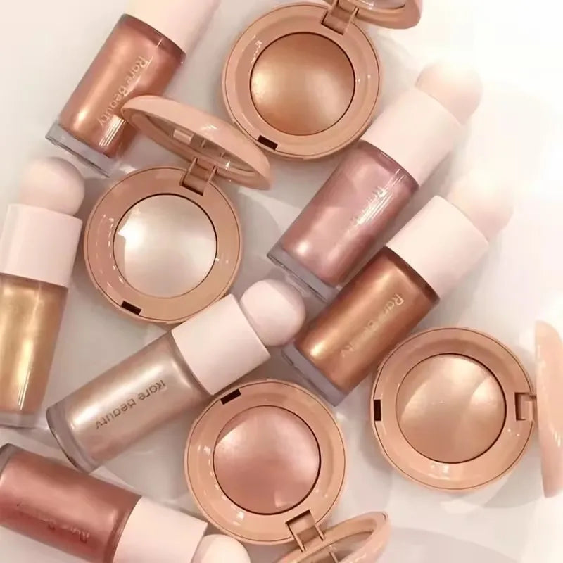 Fashion Rare Beauty 3D Face Contour Bronze Shade Smooth Lasting Natural Nose Shadow Waterproof Face Highlight Brighten Makeup