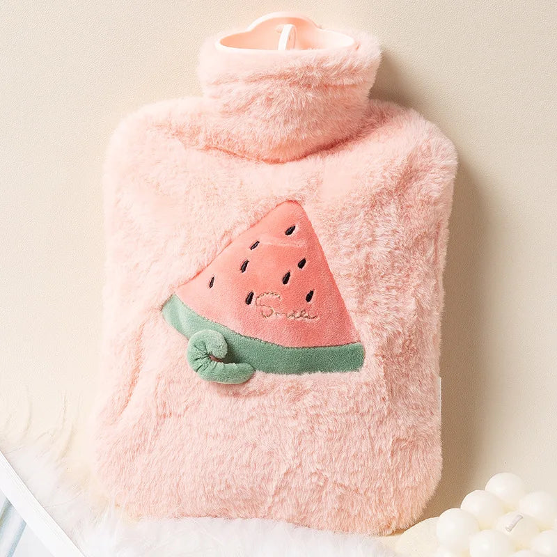 500ML Hot Water Bottles Bag Water-filling Hot-water Bag for Female Warm Belly Hands and Feet Keep Hand Warmer Hot Water Bag