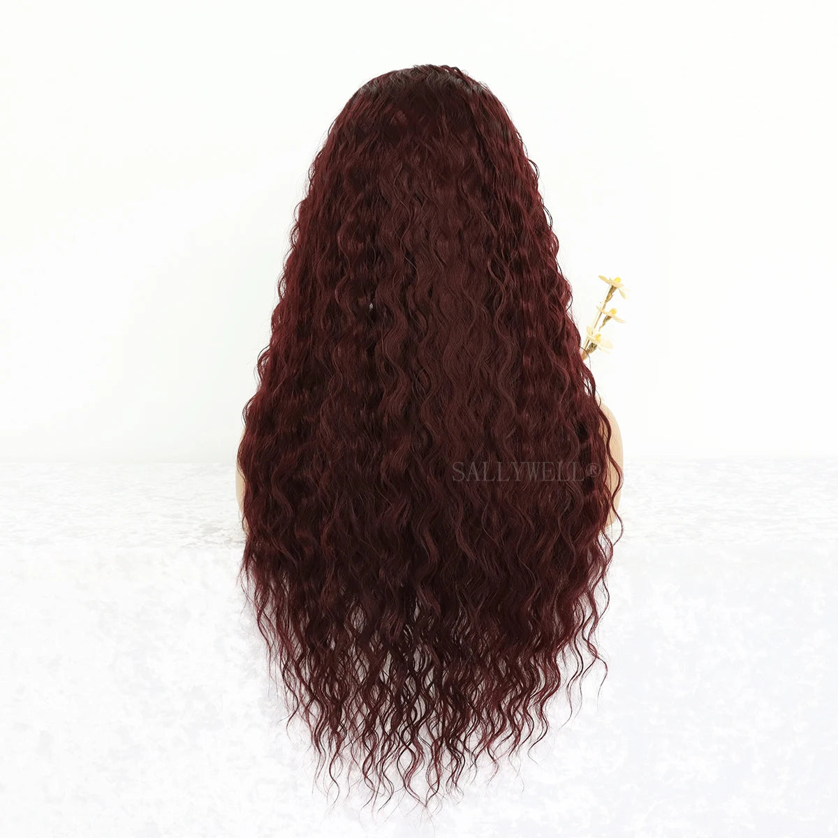 Long Curly Synthetic Lace Front Wigs Honey Blonde Wigs for Women Loose Deep Wave Wig Natural Looking Crimps Heat Resistant Hair