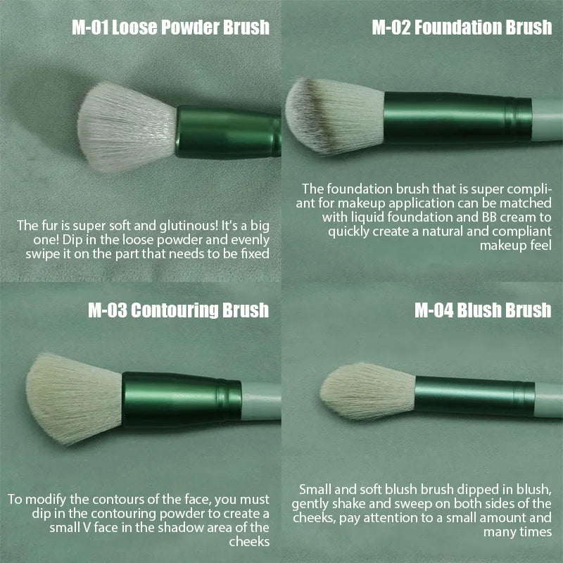 8-13 Pcs Soft Makeup Brushes Set for Foundation Blush Powder Eye Shadow Highlighter Blending Make Up Cosmetic Brush Beauty Tools