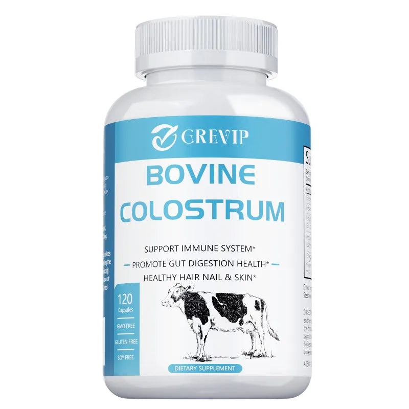 Bovine Colostrum Supplement - Beneficial for Gut Health, Boosts Immunity, Promotes Muscle Recovery, and Provides Immune Support