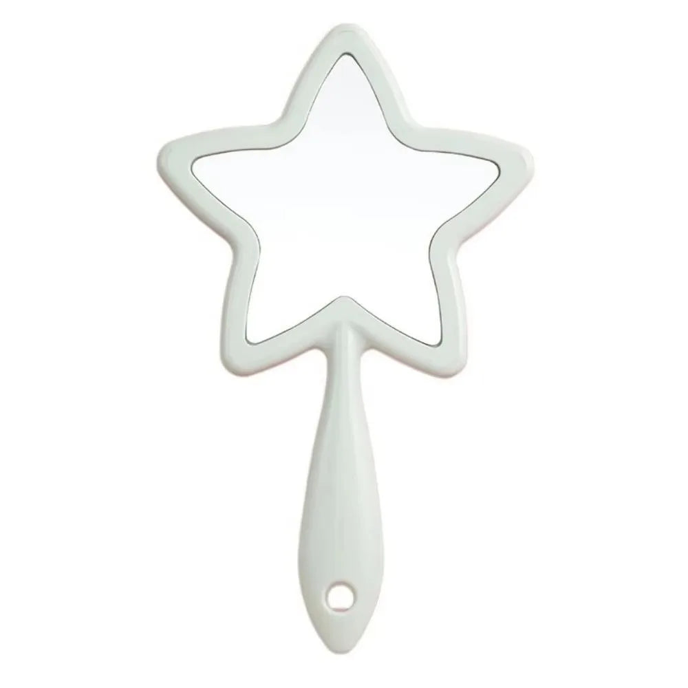 New Single-sided Handheld Mirror High-definition Portable Make-up Mirror Hanging Hole Wall Mountable Dental Mirrors Gift