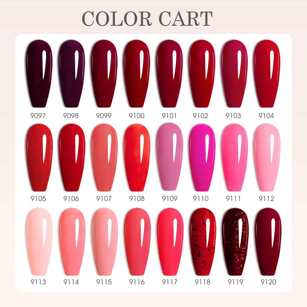 CANNI Christmas Color Gel Polish 9ml Hema Free TPO Free Nail Gel Polish Winter Colors Semi Permanent Gel Super Texture Brush