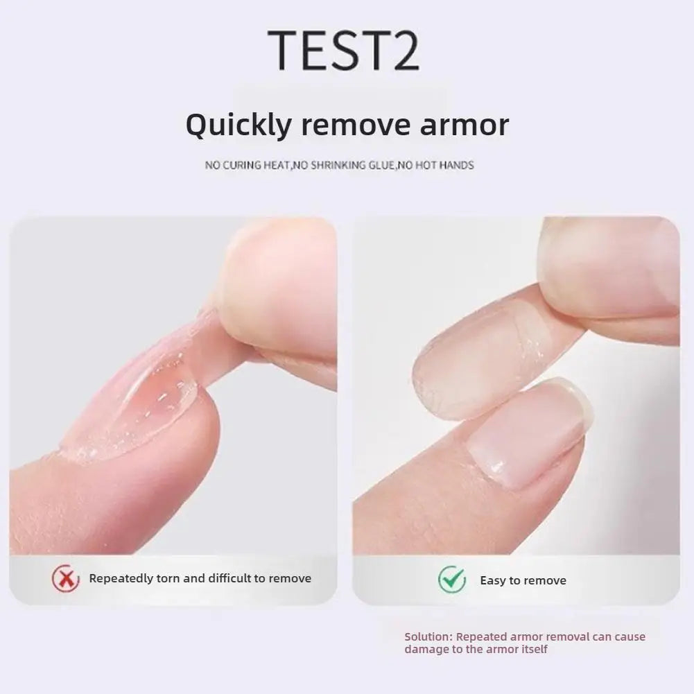 Professional Nail Polish Remover Gel Nail Glue Remover Glue Off for False Nails No Damage Press-on Nails Removal