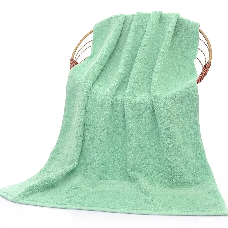 Thicken 100% Cotton Face Towel Absorbent Pure Hand Wash Hair Shower Microfiber Towel Bathroom Family Hotel