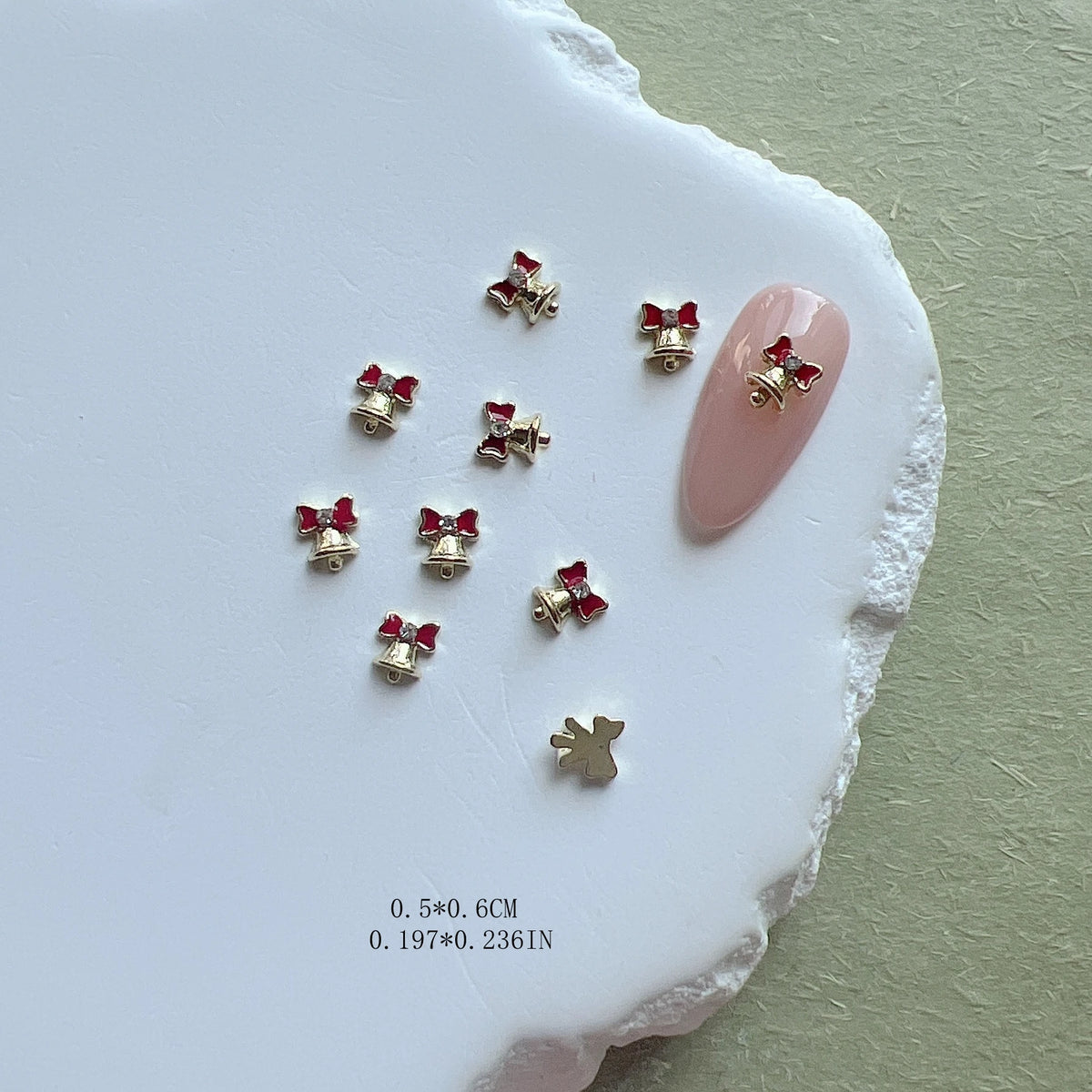 Nail Art Christmas Snowman Tree Gift Snowflake Deer Basic Design Deco Metal Charms Nail Deco Nail Art