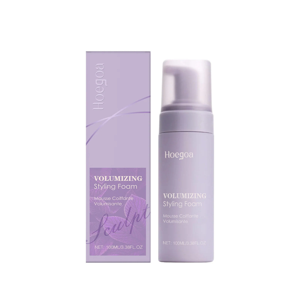 Hoegoa Hair Styling Mousse Deep Moisturizing Long Lasting Styling Oil Control Refreshing Reduce Frizzy Hair Volumizing Mousse