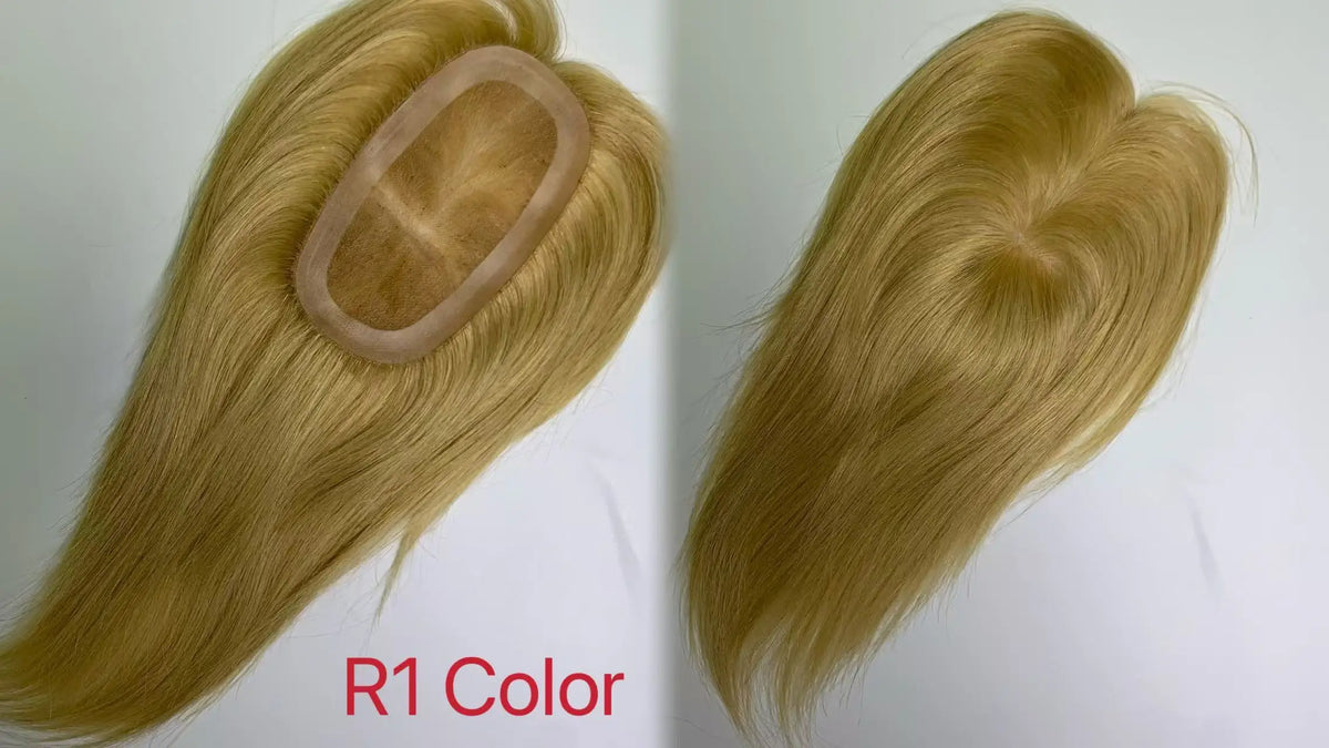 MONO Base Hair Toppers 3*5inch Women Toupee Invisible Free Part Hair Toppers Hair Extension