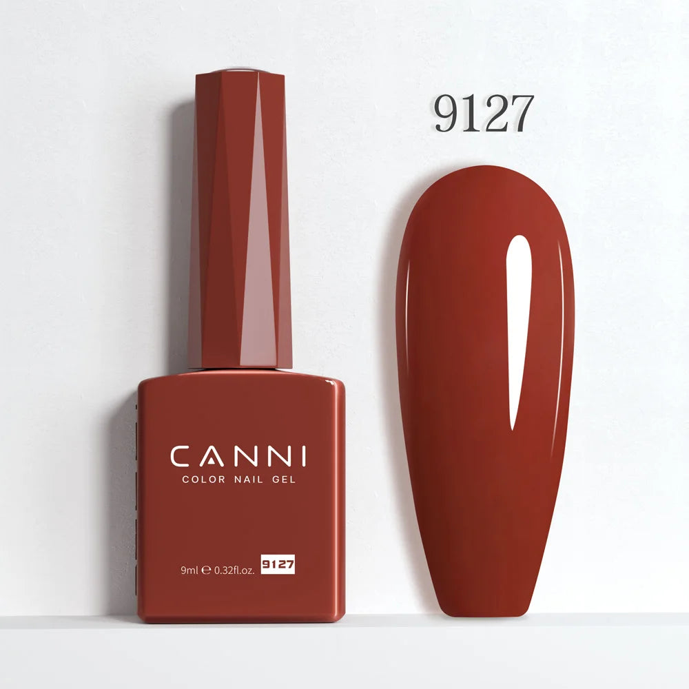 CC5 CANNI Nail Gel Polish HEMA FREE Christmas Red Winter Color Nail Gel Polish New Year Gel Design Soak Off UV LED Varnish 9ml