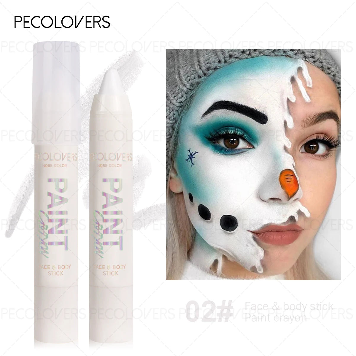 1Pc Body Painting color pen, Halloween Makeup Pen, Cream Like, Waterproof, Easy to Color, Carnival/Mardi Gras/Masquerade