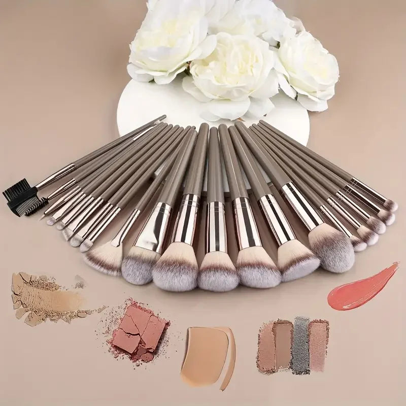 Professional 3-20PCS Makeup Brushes Set Soft Fluffy Foundation Eyeshadow Concealer Blending Blush Brush Kabuki Women Beauty Tool