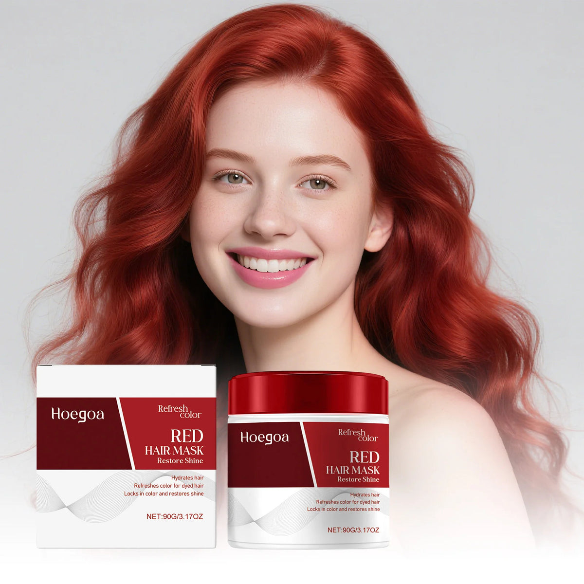 Color Boosting Conditioner Neutralizes Brass Yellow Tones Fade After Bleach Hair Dye Color Depositing Hair Mask For Red Brown