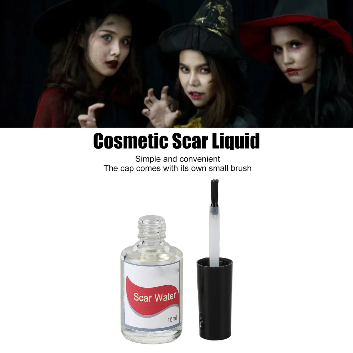 Realistic Makeup Scar Liquid Makeup Scarring Liquid Realistic Cosmetic Special Effects Liquid for Television Halloween