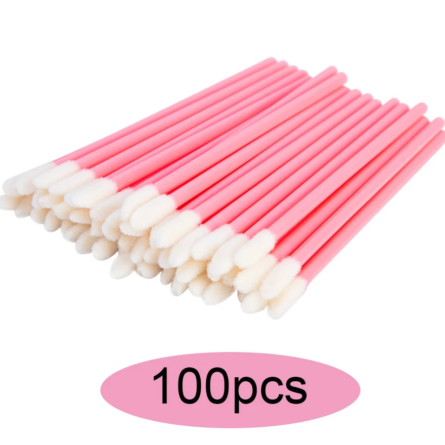 50/100/300/500pcs Makeup Tool   Eyebrow Eyelash Brushes Eyelash Spoolies  Mascara Wands Applicator for Eyelash Extension