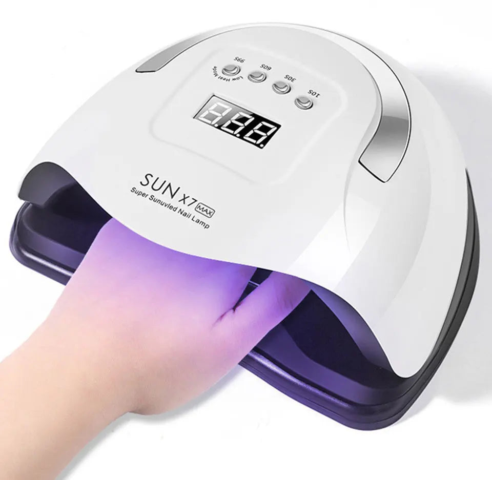 UV LED Nail Lamp,Gel Nail Dryer with Auto Sensor 57 LED Fast Curing Smart Polish Dryer for Gel Nails Professional Manicure Tool
