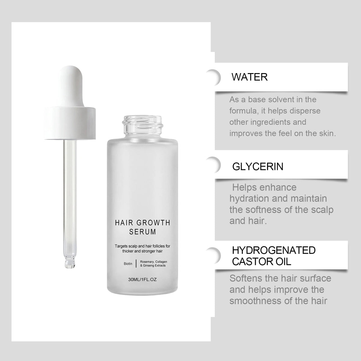 Hair Care Serum Nourishing Hydrating Smooth Shine Enhancing Volumizing Essence For Dry Damaged Frizz Control Scalp Care Liquid
