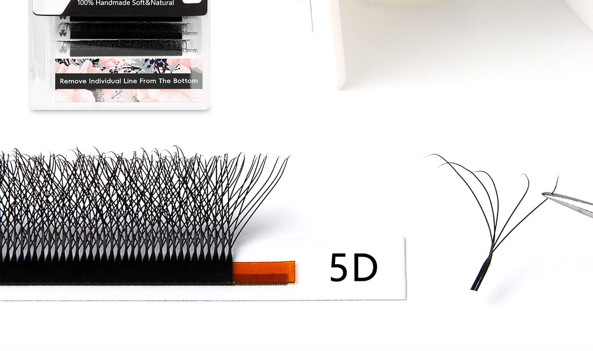 Befer Cilios YY/3D/4D/5D/6D W Shaped Fake Eyelashes Extension Technologic Fiber High Quality Soft Natural Professional