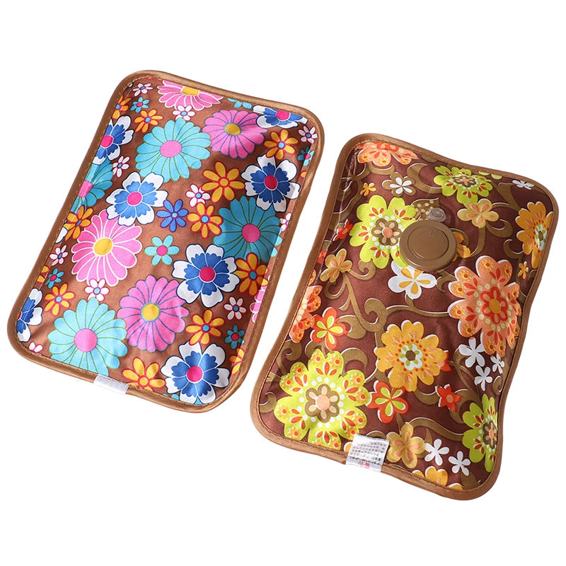 1 Set Rechargeable Electric Hot Water Bag Bottle Hand Warmer Heater Bags For Winter Hand Warmer Heat Pack Color Random