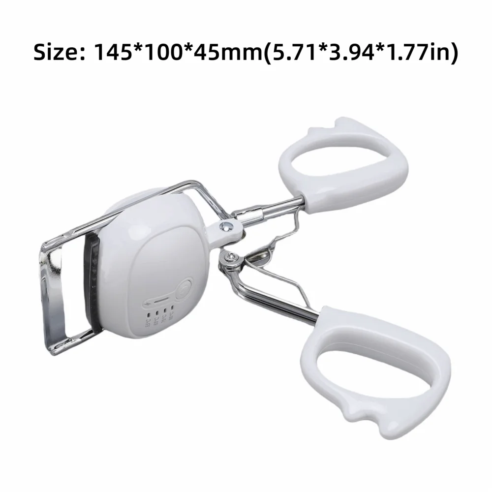 New Rechargeable Electric Eyelash Curler Portable Four-level Heated Eyelash Curler Long Lasting Lash Curler Makeup Tool
