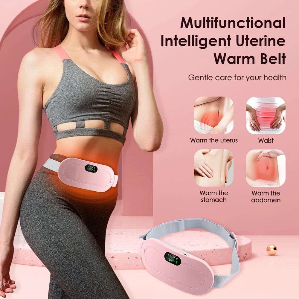 Menstrual Heating Pad Smart Warm Palace Belt for Relieving Waist Pain During Menstruation Heating Abdominal Waist Massage Tools