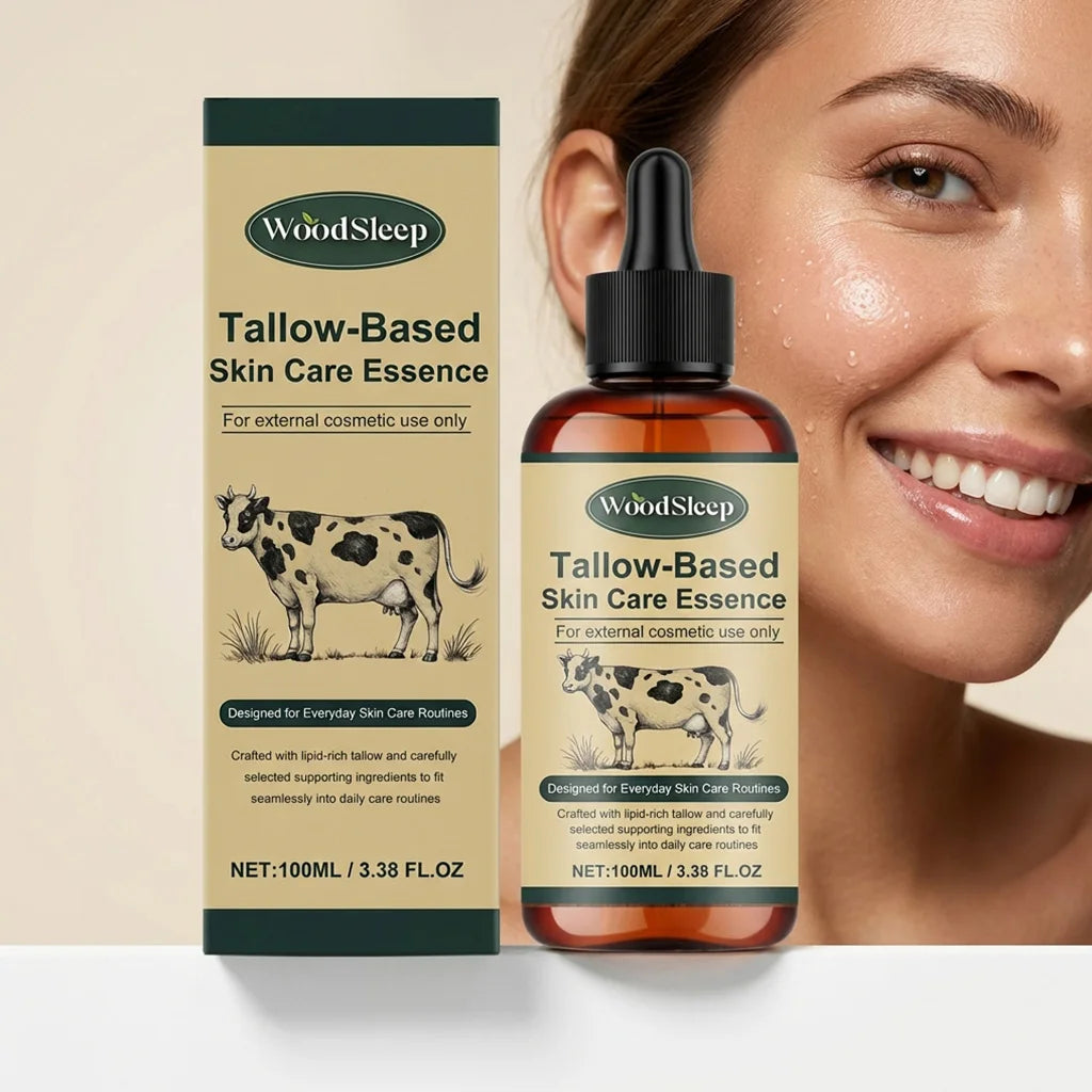 Beef Tallow Facial Serum Nourishing Face Care Essential Oil Anti-Dryness Skin Hydrating Essence Oil-Based Moisturizer Skincare