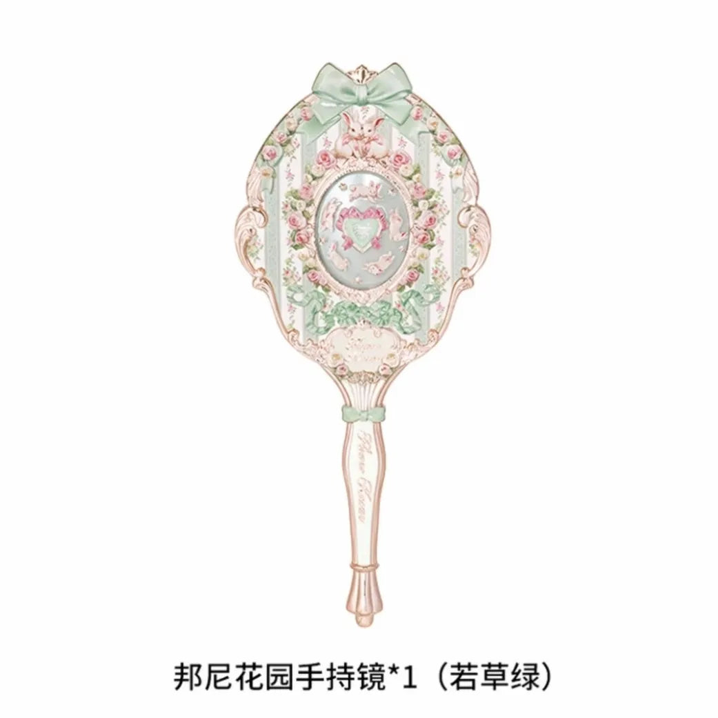 Flower Knows Snow Ballet Hand Mirror Fairytale Portable Makeup Mirror,Cute Collectible Cosmetic Mirror for Purse & Travel