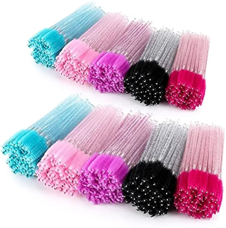 100/1000pcs  Disposable Mascara Wands Eyelash Brush Spoolies for Eyebrow Eye Lash Extension Colorful Beauty Tools
