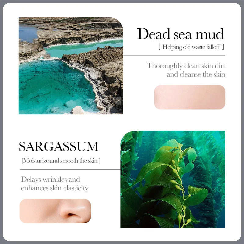 10pcs Dead Sea Mud Whitening Mud Mask Clean Deep Moisturizing Shrink Pores Blackhead Acne Facial Film Korean Skin Care Product