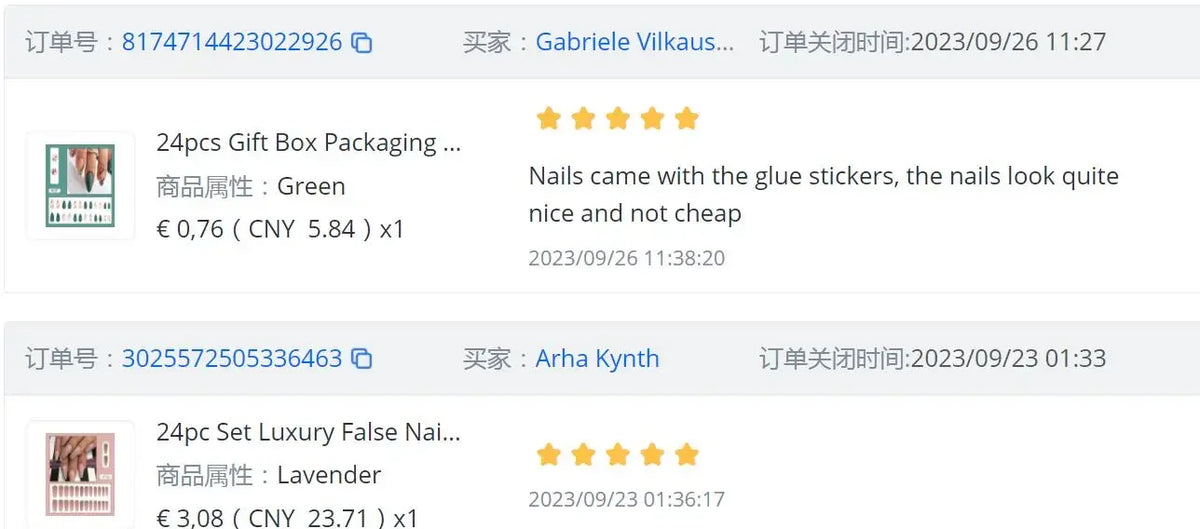 24PCS Cute Cartoon Red Apple False Nails Green Polka Dots Plaid Patterns French Fake Nails Tip Sweet Fruit Almond Nails Press On