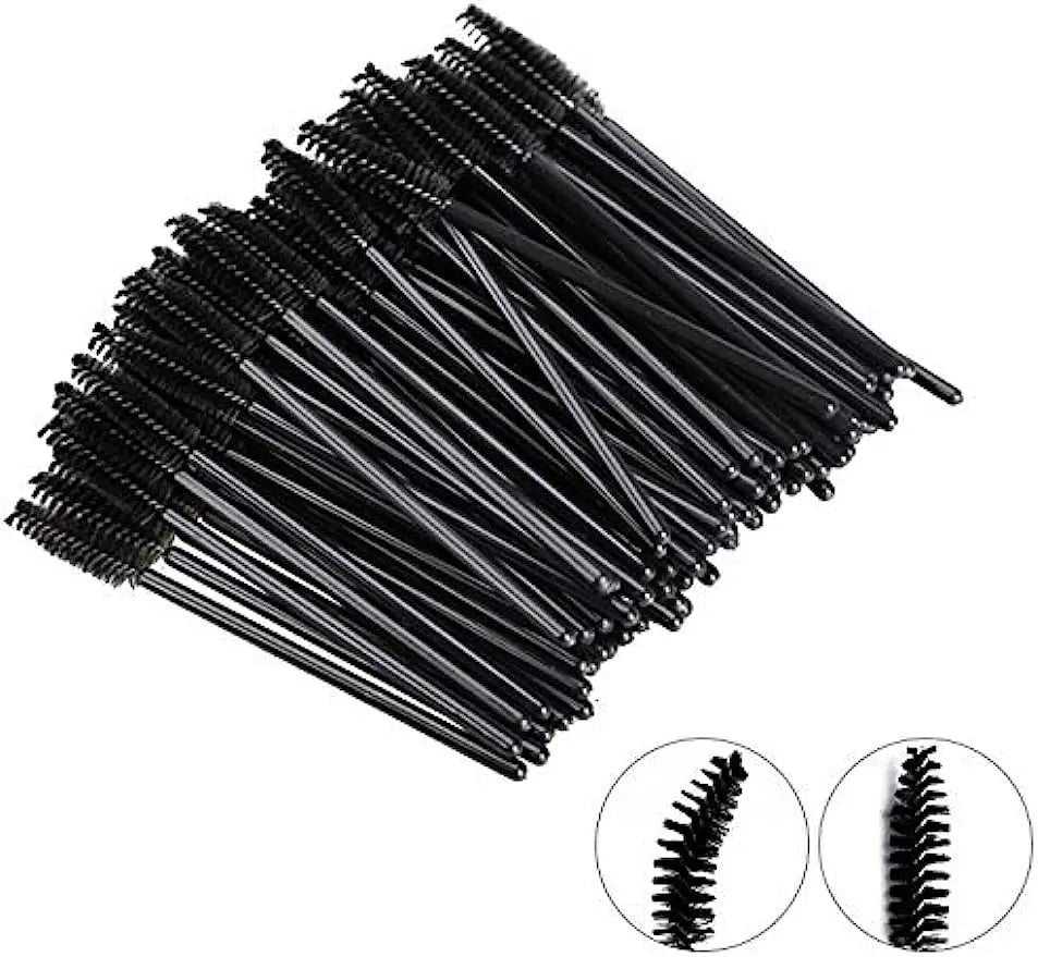 100 Pcs Disposable Eyelash Mascara Brushes for Eye Lashes Extension Eyebrow and Makeup of Makeup Tools