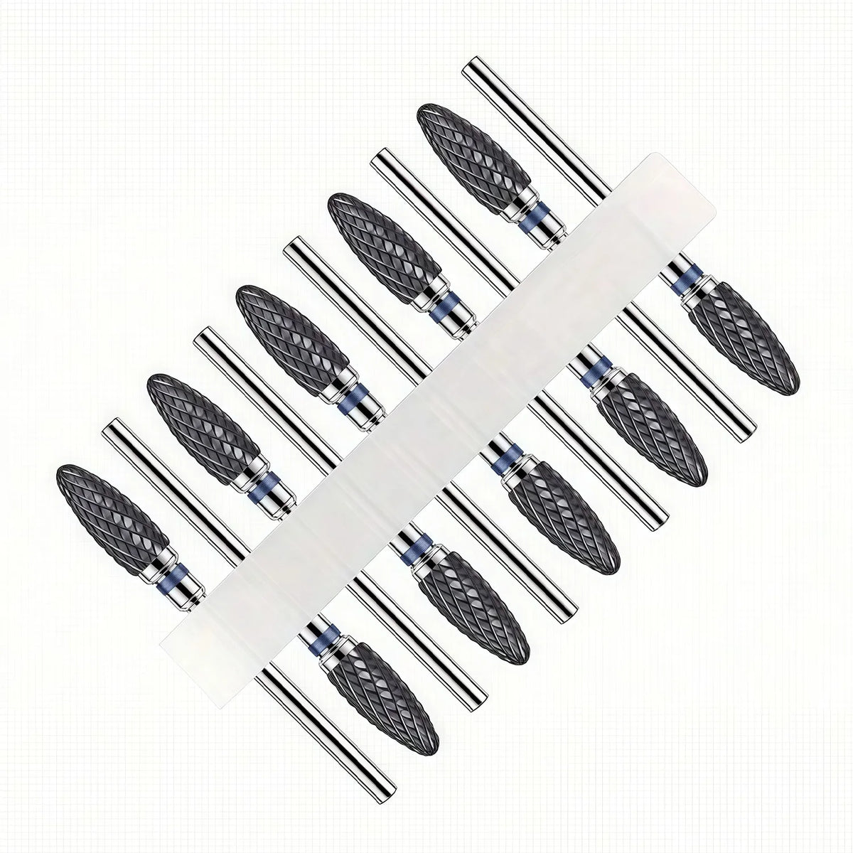10pcs Ceramic Nail Buffering Heads for Perfect Nail Finish Professional Grade Ceramic Material for Smooth And Shiny Nails