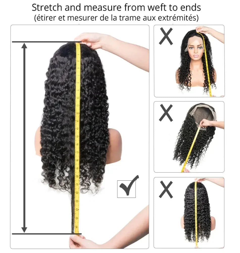 613 Blonde Lace Frontal Wig Deep Wave 13x4 13x6 HD Lace Human Hair Wig Pre Pluck Curly Lace Front Wigs Brazilian Human Hair