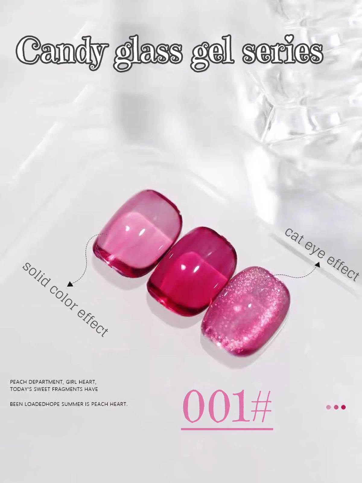 MIANEL 12ML Candy Glass Gel Nail Polish Set Ice-Clear Dopamine Spring Nails Fantasy Nail Art 1-10 Pcs