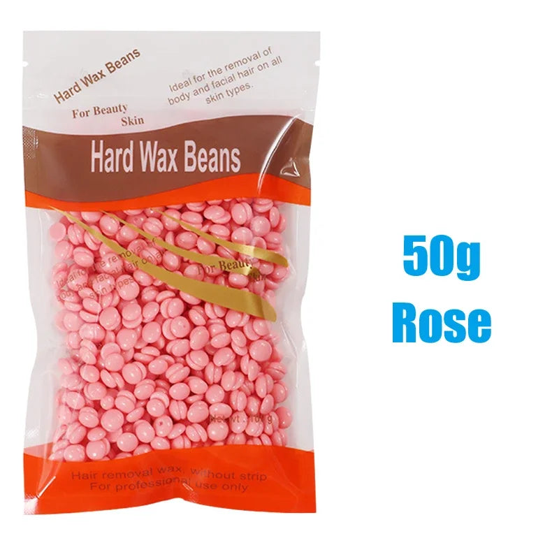2026 Depilatory Wax Beans Hard Wax for Heating Machine Painless Hot Film Bikini Line Face Legs Body Hair Removal Treatment