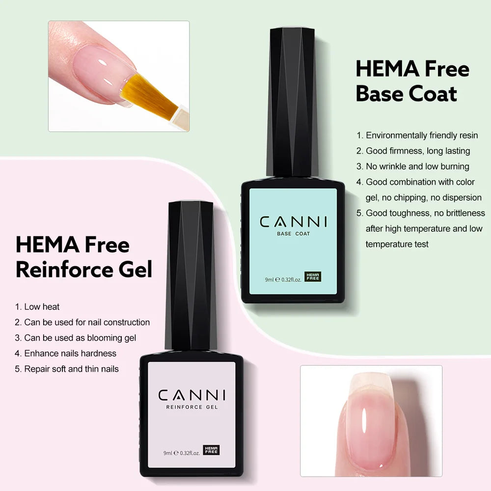 CC5 CANNI Nail Gel Polish HEMA FREE Christmas Red Winter Color Nail Gel Polish New Year Gel Design Soak Off UV LED Varnish 9ml
