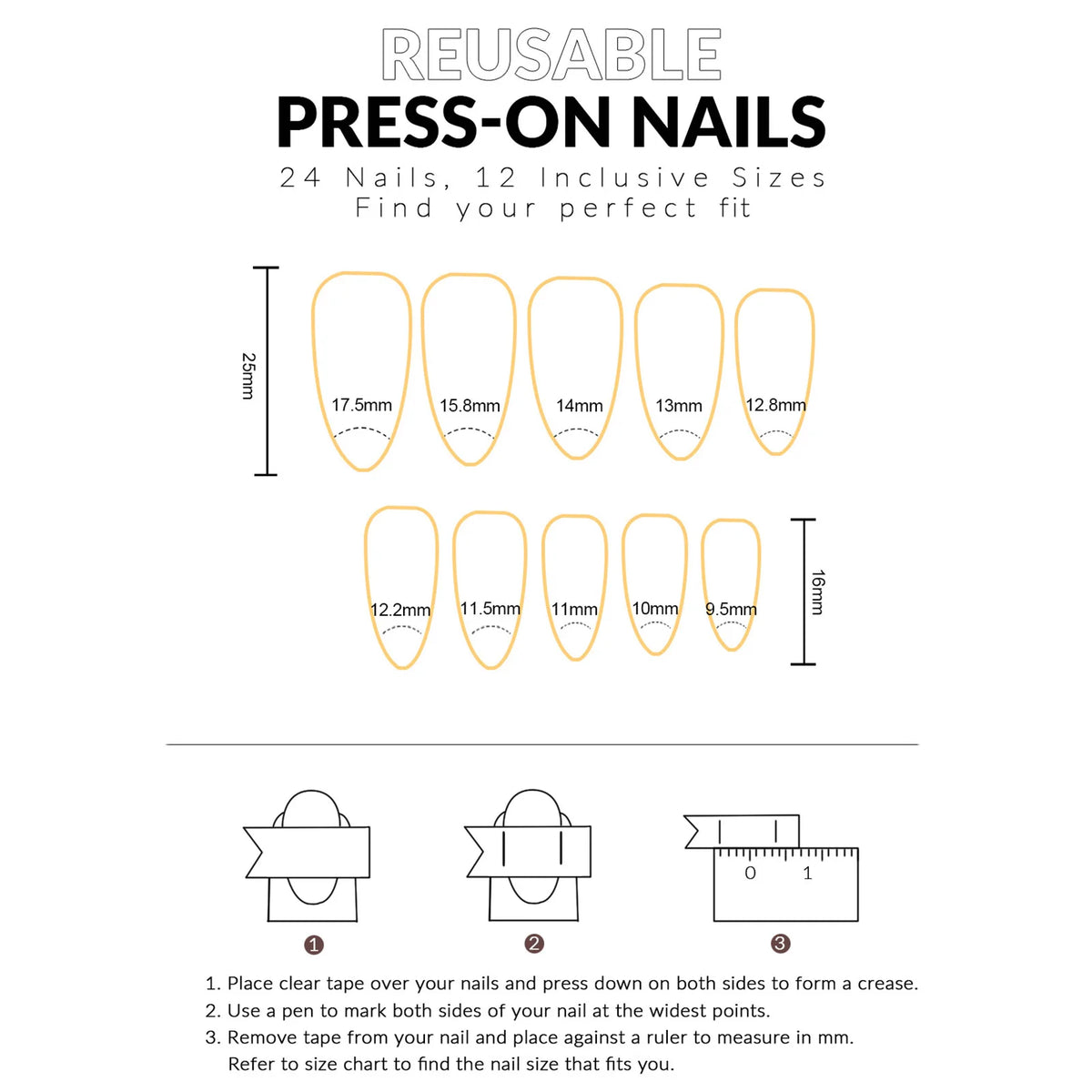 24pcs Halloween Press On Nails Ghost Pumpkin Spider-Web Bat Design Fake Nails For Women Girls Wearable False Nail Tips