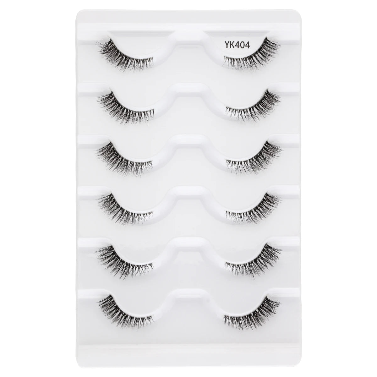 6/10 Pairs Half Lashes 3D Mink Lashes Faux Mink Fluffy Lash Soft Full Thick Wispy Eyelash Dramatic False Eyelashes Makeup