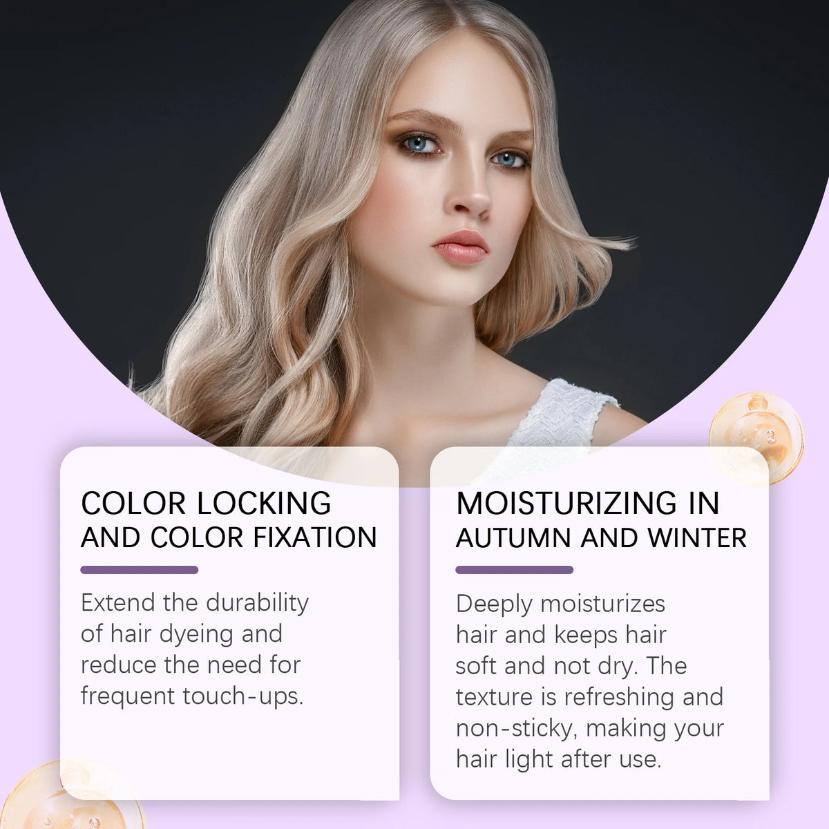 Hair Oil Treatment For Dry Damaged Frizz Hair Smooth Shine Split Ends Repair Moisturizer Nourishing Serum Leave-in Conditioner