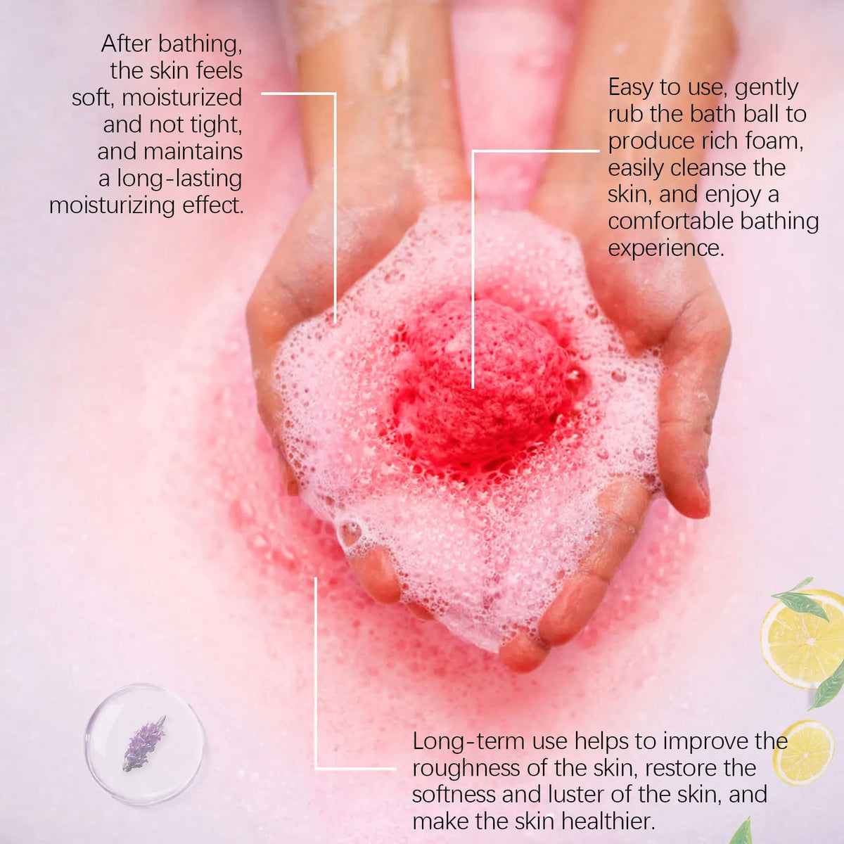 Christmas Lavender Bath Ball Stress Relief Rich Bubble Long Lasting Fragrances Deeply Moisturizing Colorful SPA Gifts Bath Bombs