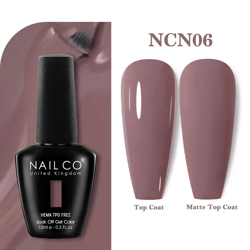 NAILCO 15ml TPO-Free Nail Gel Polish Vernis Semi Permanent Nails Art Manicure Design Hybrid Remover Gel Top Coat Ongle Gel UV