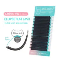 GLAMLASH Color Lash Purple Blue Brown Green Red White Pink Yellow Eyelash Extensions Individual False Colored Mink Lashes Makeup