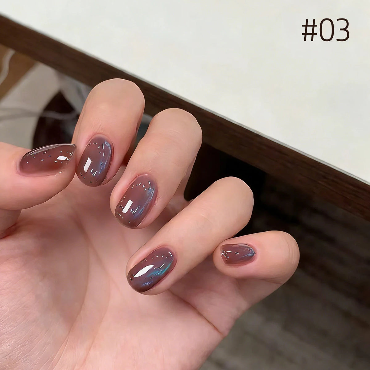 10ML 1-10pcs Christmas Red Nails Gold Black Nails Fiery 10-Color Glass Bead Cat Eye Gel Nail Polish Fine Powder Super Shimmering