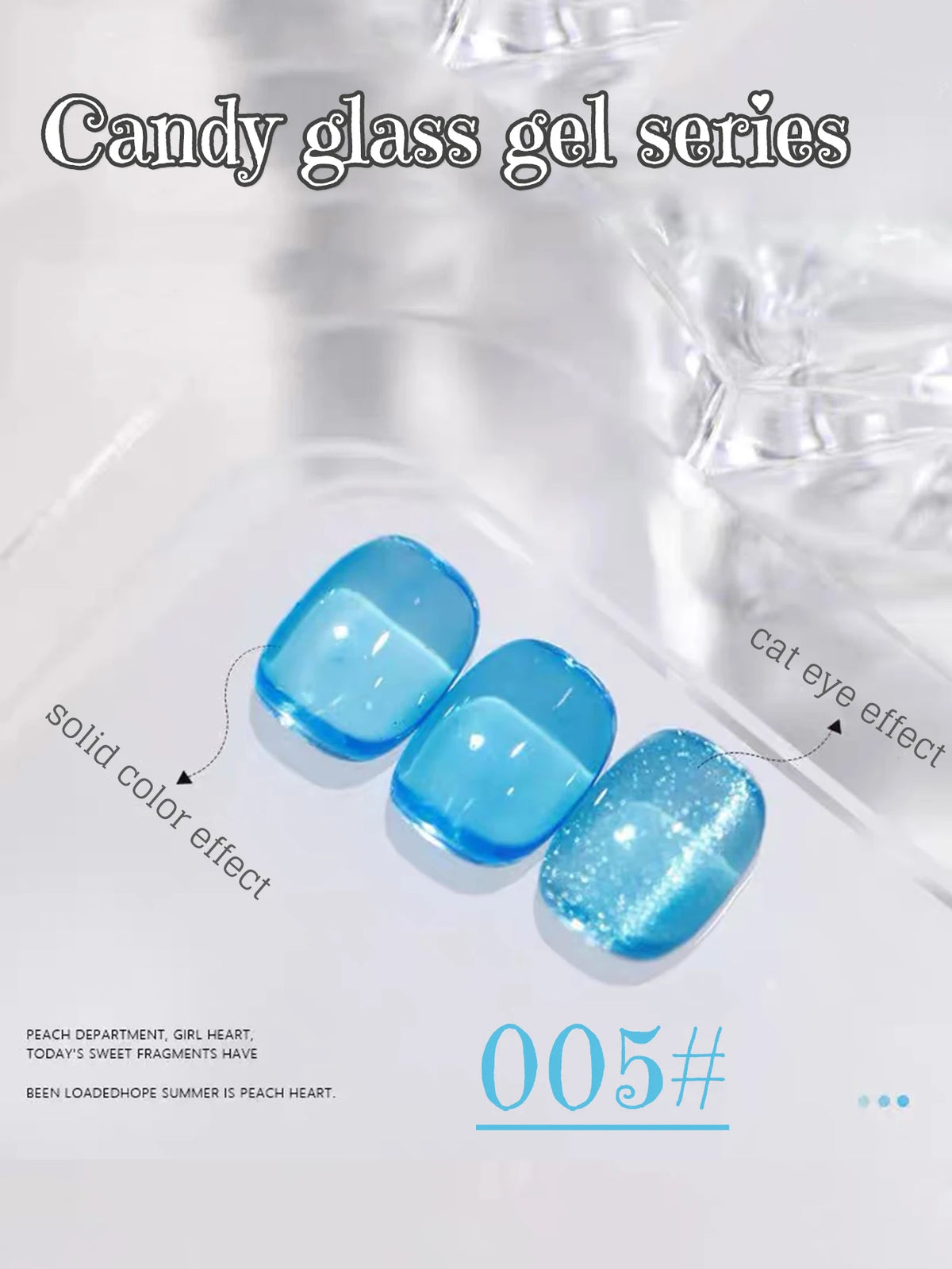 MIANEL 12ML Candy Glass Gel Nail Polish Set Ice-Clear Dopamine Spring Nails Fantasy Nail Art 1-10 Pcs