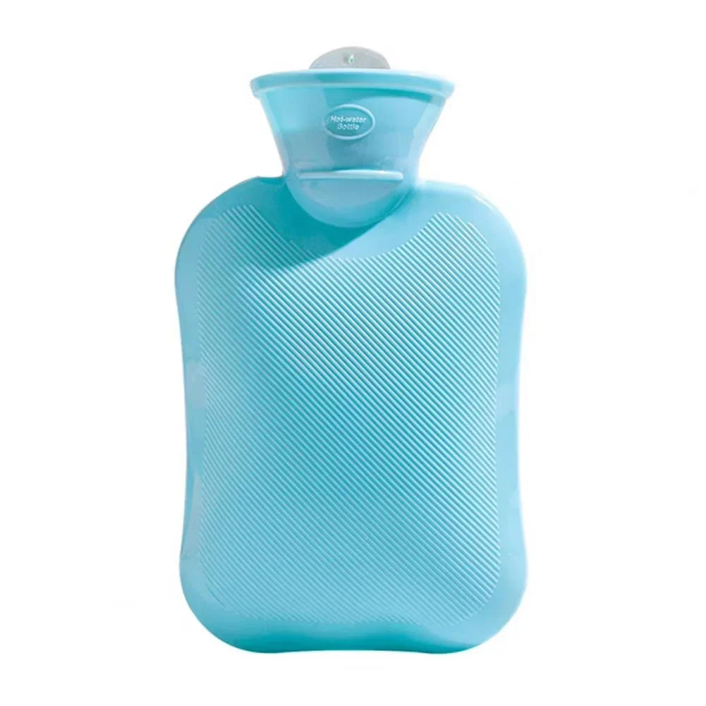 2000ML Hot Water Bottle Thick Rubber Bag Winter Warmer Random Color
