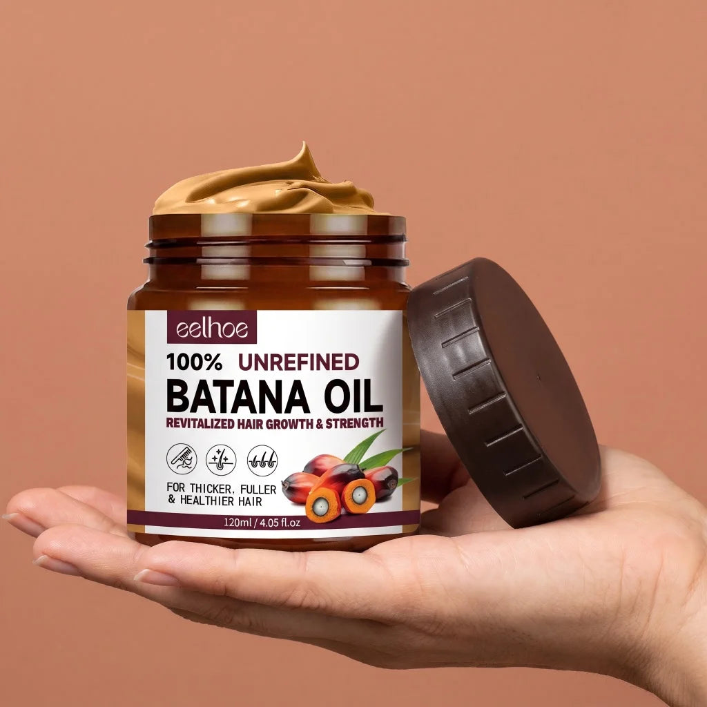 Batana Oil Natural Scalp Nourishing Balm Strengthen Weak Hair Boost Thicker Fuller Healthier Hair Daily Home Hair Treatment