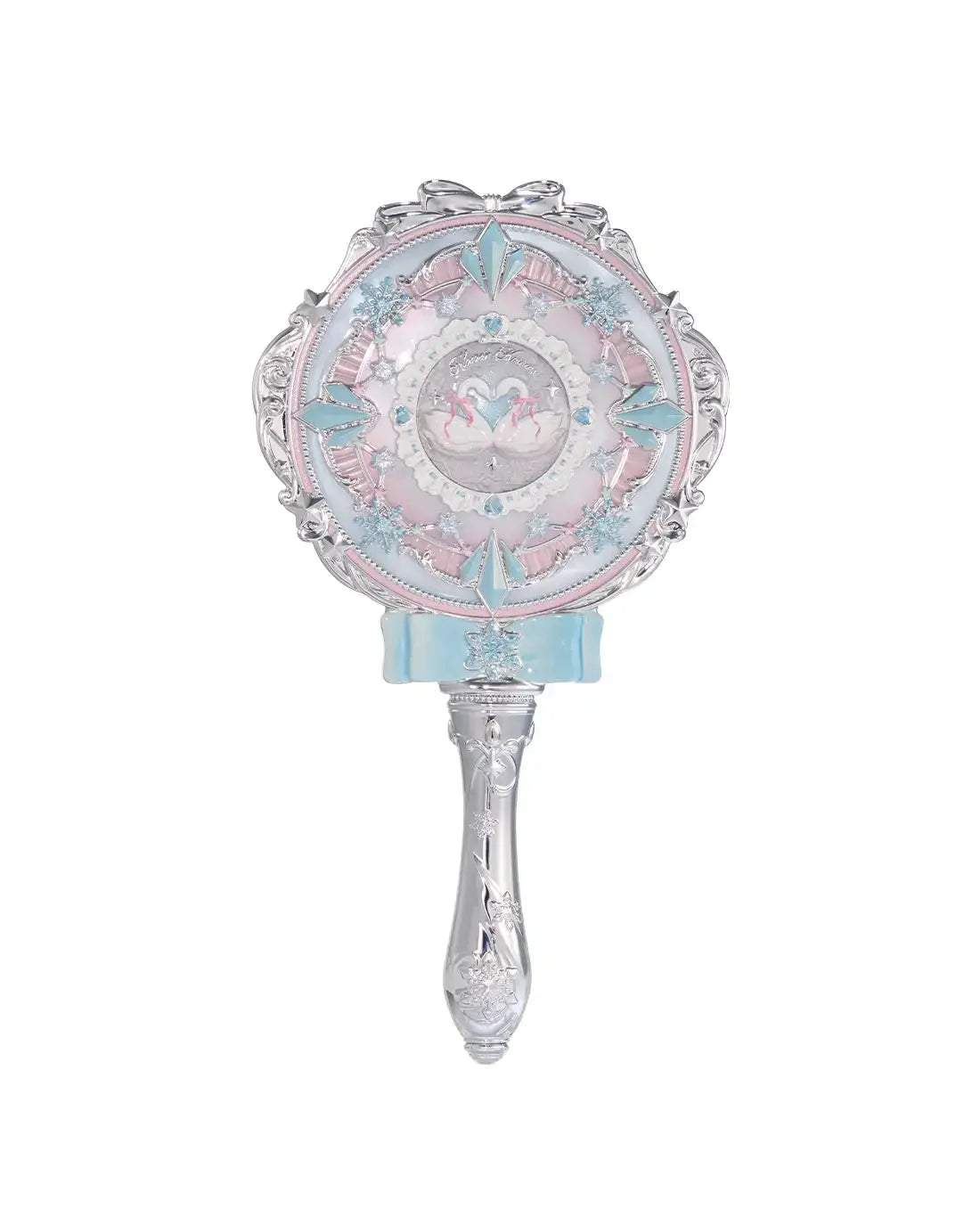 Flower Knows Snow Ballet Hand Mirror Fairytale Portable Makeup Mirror,Cute Collectible Cosmetic Mirror for Purse & Travel