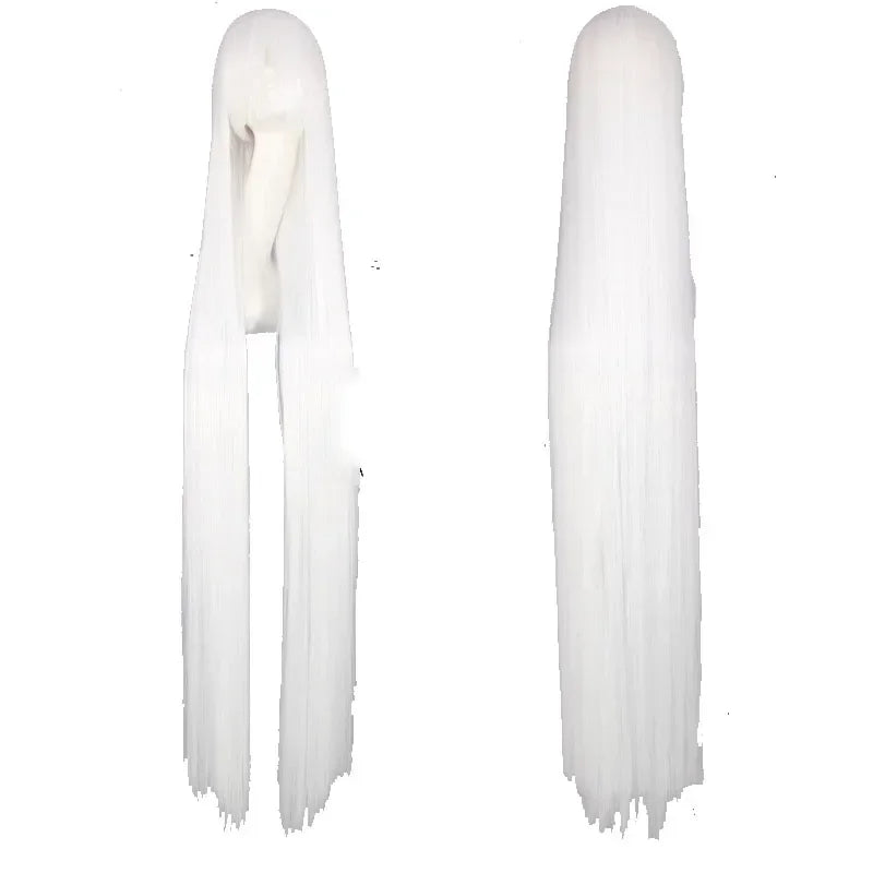 100cm Colourful Wig Long Staight Cosplay Anime Costume Party Wigs Synthetic Heat Resistant Wig