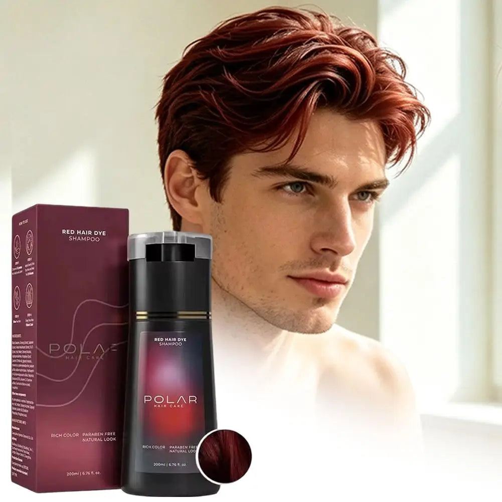 200ml 4 Colors Hair Dye Shampoo For Gray Hair For Women Men ﻿Premium Natural Hair Dye Kit Semi Permanent Hair Dye Shampoo Black