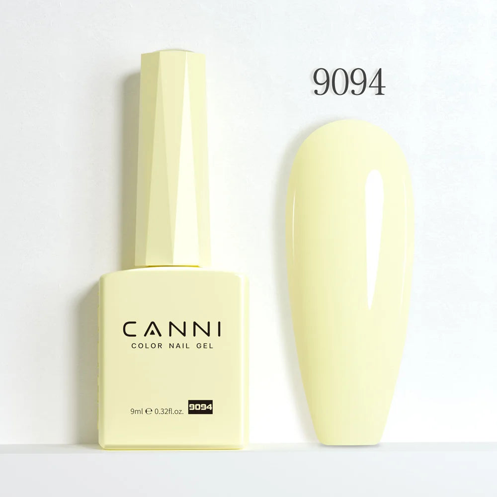 CANNI Hema Free Nail Gel Polish Christmas Red Color Collection Semi Permanent Nail Dehydrator Primer 9ml French Gorgeous Color
